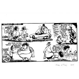 Cartoon - Mitchell's Weekend