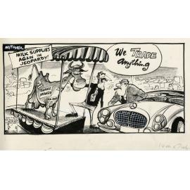 Cartoon - We Trade Anything