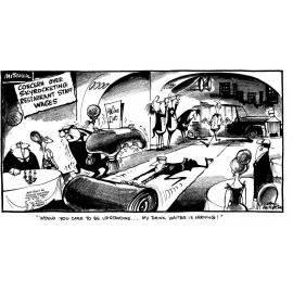 Cartoon - Restaurant staff wages