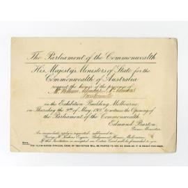 Preliminary Invitation