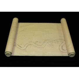 River Murray Chart on Cloth