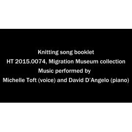 Song booklet "Knitting'"