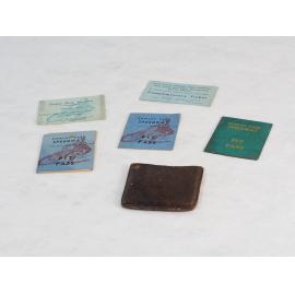 Collection of pit passes for the Rowley Park Speedway track