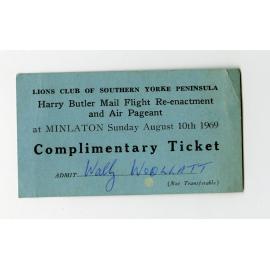 Complimentary Ticket