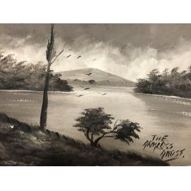 Artwork - painting - The Armless Artist