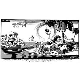 Cartoon - 'Drop outs'