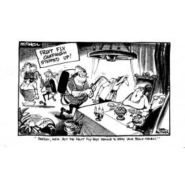 Cartoon - 'Fruit Fly Campaign'