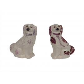 Pair of Staffordshire Spaniels