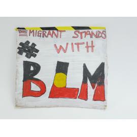 Protest sign - Black Lives Matter #BLM BLM