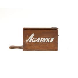"Against" voting box
