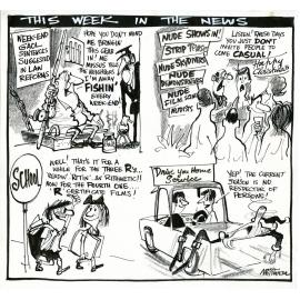 Cartoon - This week in the news