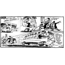 Cartoons - "Women Bus Drivers"