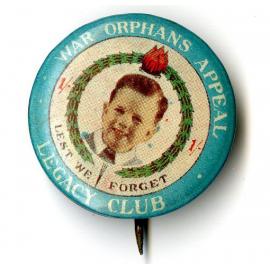 Legacy Club War Orphans Appeal Badge