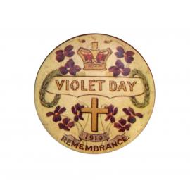 Violet Day Badge – 1919 Remembrance