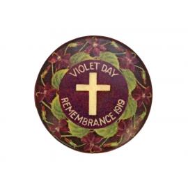 Violet Day Badge - Remembrance 1919