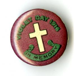 Violet Day Badge 1916 – In Memory