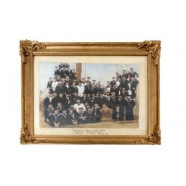 Painting Of Commanding Officers and Crew, HMCS PROTECTOR