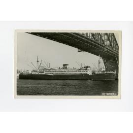 Souvenir photograph of MV MANOORA