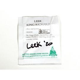 Seed packet, leek