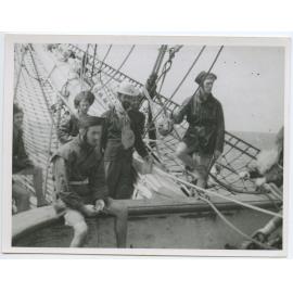 Passat crew, crossing the line