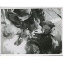 Passat crew, crossing the line