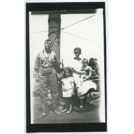 James family, on board the Lady Palmerston