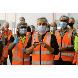 Detmold Medical workers holding SA Health Partnership Award for 2020.