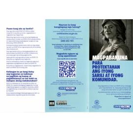Covid-19 vaccination brochure, Tagalog