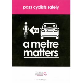 Poster, a metre matters