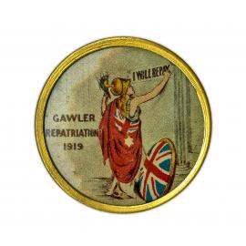 Gawler Repatriation 1919 Badge