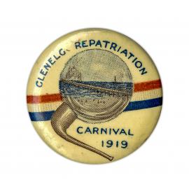 Glenelg Repatriation Carnival 1919 Badge