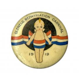 Glenelg Repatriation Carnival 1919 Badge