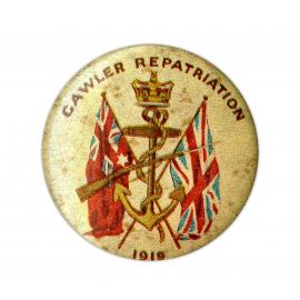 Gawler Repatriation 1919 Badge