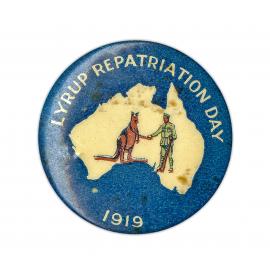 Lyrup Repatriation Day 1919 Badge