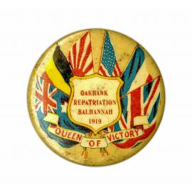 Burnside Repatriation Carnival 1919 Badge