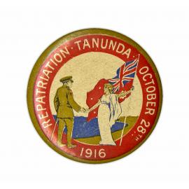 Repatriation Tanunda 1916 Badge