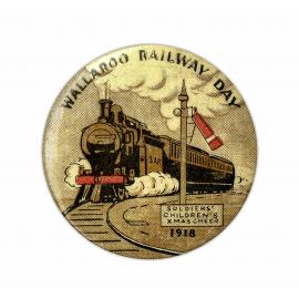 Wallaroo Railway Day - 1918 Badge