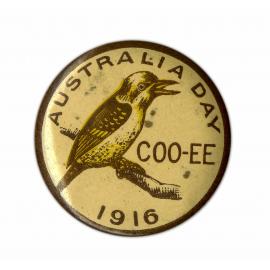Australia Day 1916 Coo-ee Badge