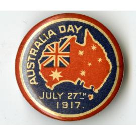 Australia Day 1917 Badge