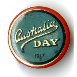 Australia Day 1917 Badge