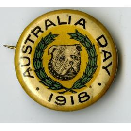 Australia Day 1918 Badge