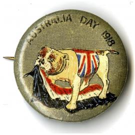 Australia Day 1918 Badge