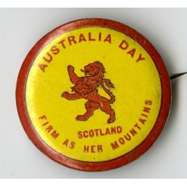 Australia Day Scotland Badge