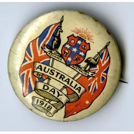 Australia Day 1918 Badge