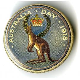 Australia Day 1918 Badge