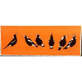 Magpie painting